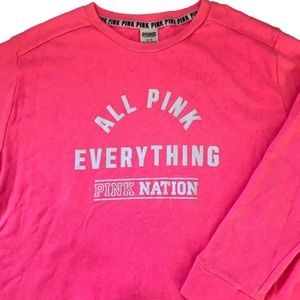 PINK crewneck sweatshirt